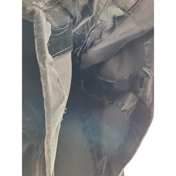 HP Vintage Black Velour One Rhinestone Button Fitted Jacket - Picture 14 of 15